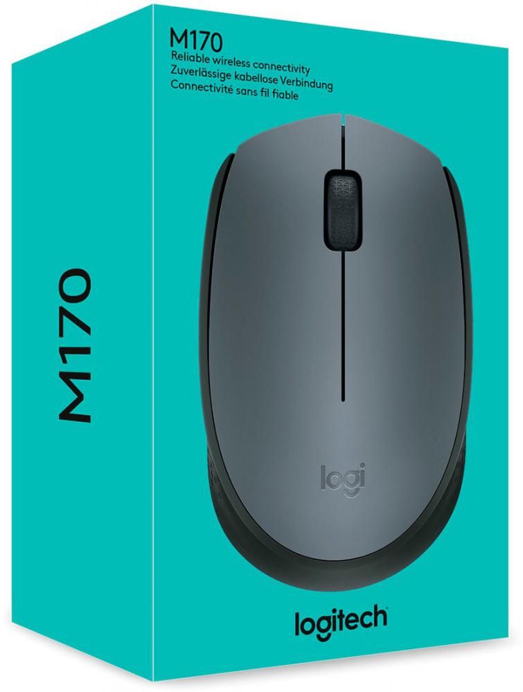 Мышь Logitech M170 Wireless (серый)