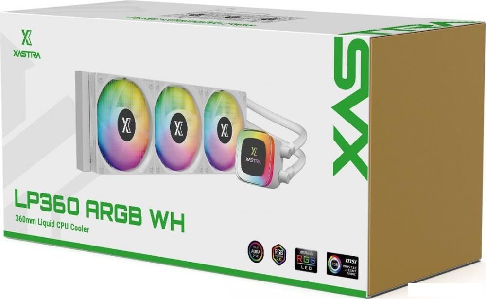 Система жидкостного охлаждения для процессора XASTRA LP360 ARGB WH