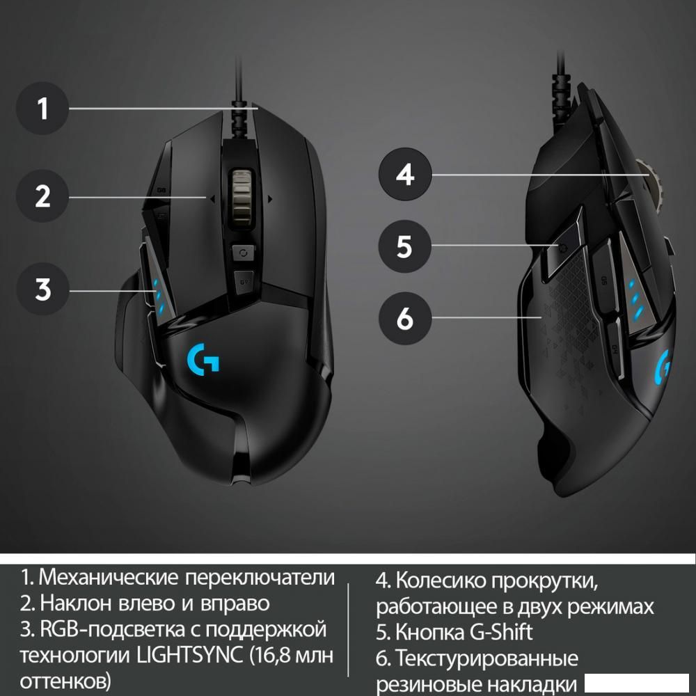 Игровая мышь Logitech G502 Hero
