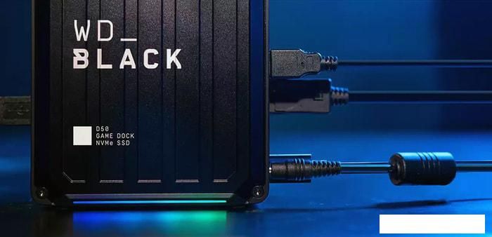 Внешний накопитель WD Black D50 Game Dock NVMe 1TB WDBA3U0010BBK