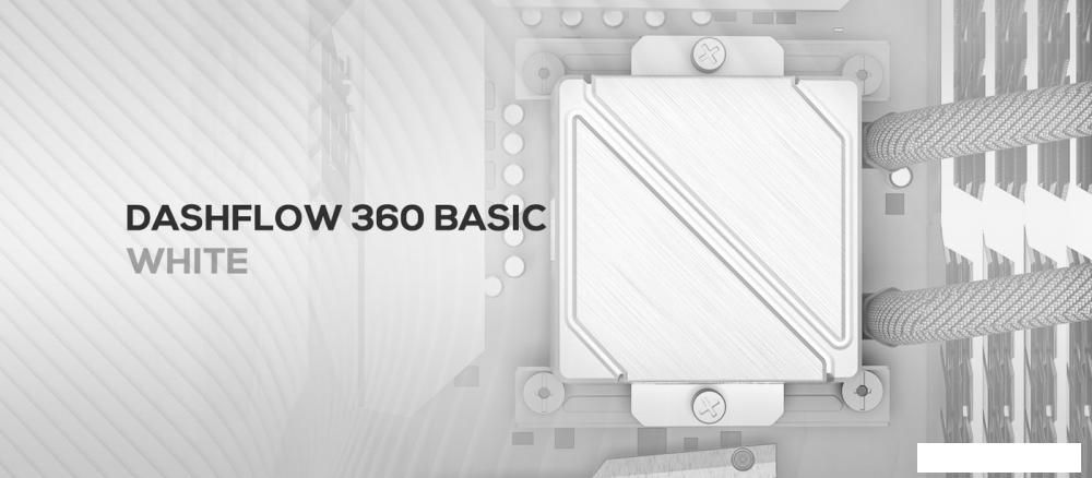 Жидкостное охлаждение для процессора ID-Cooling DashFlow 360 Basic White