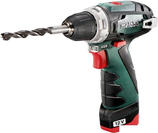 Дрель-шуруповерт Metabo PowerMaxx BS Basic 600984500 (с 2-мя АКБ, кейс)