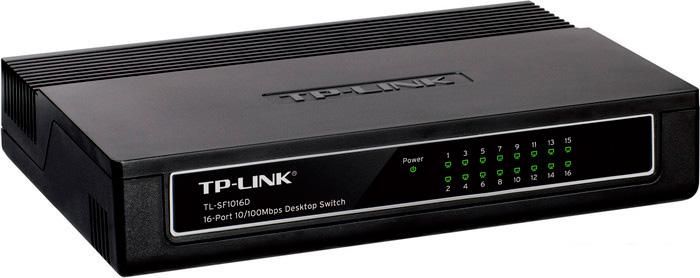 Неуправляемый коммутатор TP-Link TL-SF1016D