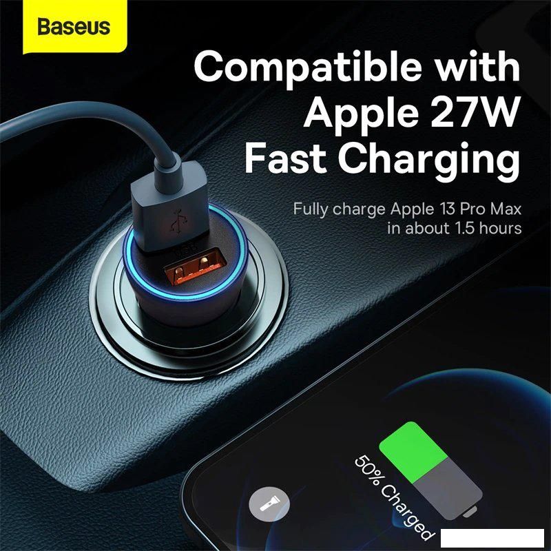 Автомобильное зарядное Baseus CGJM000013