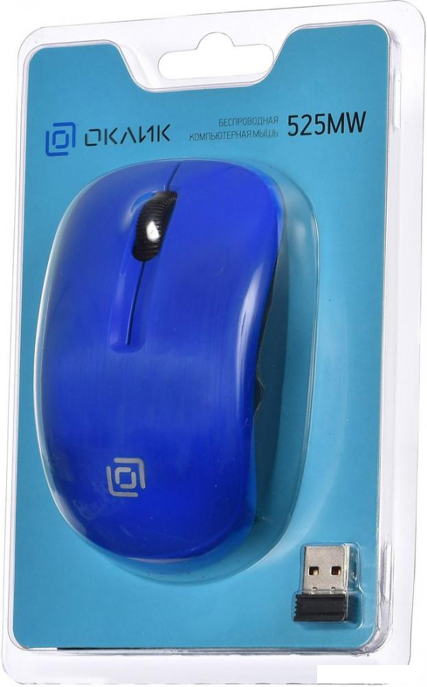 Мышь Oklick 525MW (синий)