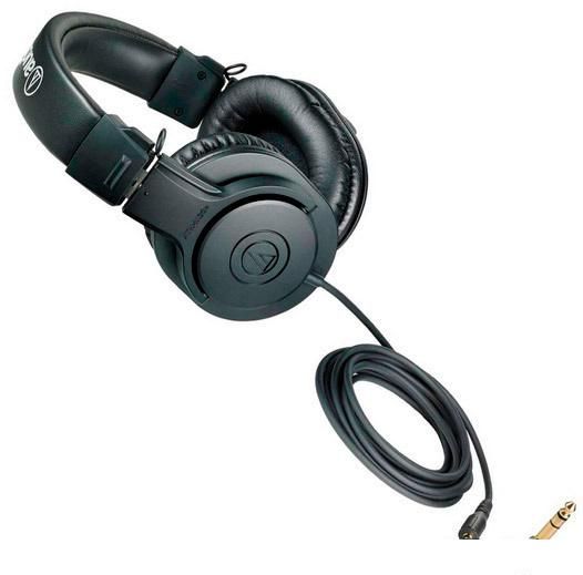 Наушники Audio-Technica ATH-M20x (черный)