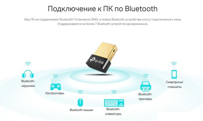 Bluetooth адаптер TP-Link UB4A