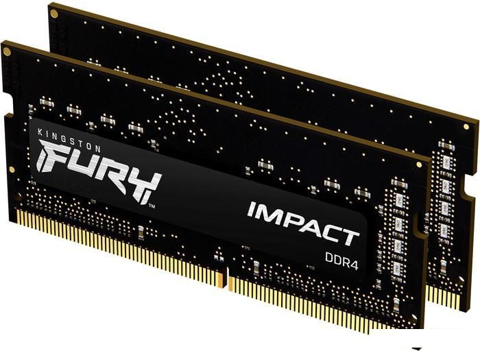 Оперативная память Kingston FURY Impact 2x16ГБ DDR4 SODIMM KF432S20IBK2/32