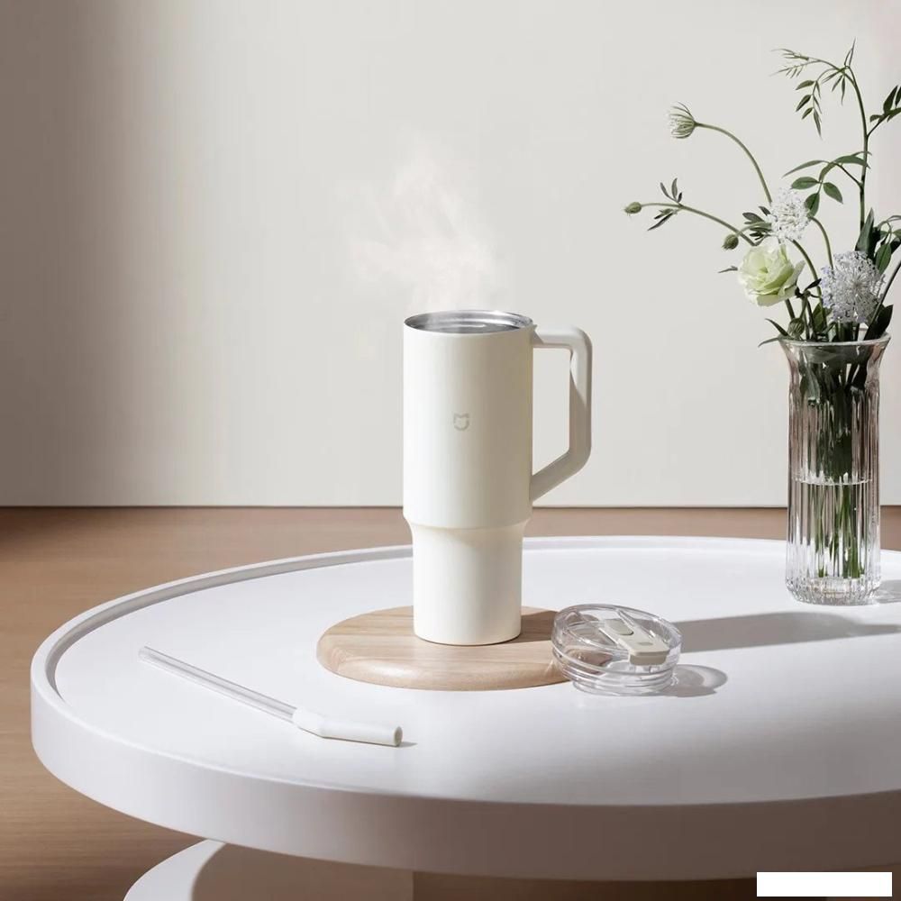 Термокружка Xiaomi Mijia Sippy Cup MJXGB01RM 1 л (белый)
