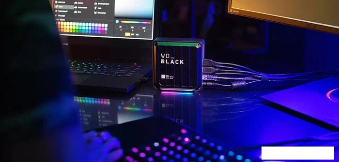 Внешний накопитель WD Black D50 Game Dock NVMe 1TB WDBA3U0010BBK