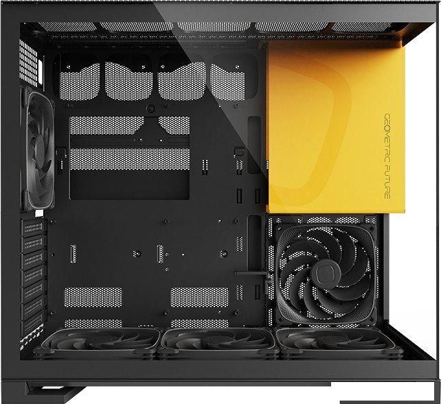 Корпус Geometric Future Model 5 5FAN (черный/желтый)