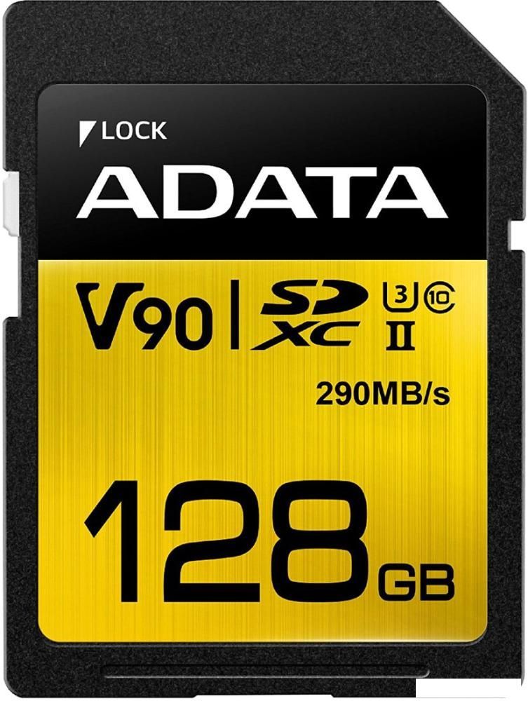 Карта памяти ADATA Premier ONE ASDX128GUII3CL10-C SDXC 128GB