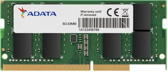 Оперативная память ADATA Premier 16GB DDR4 SODIMM PC4-21300 AD4S266616G19-SGN