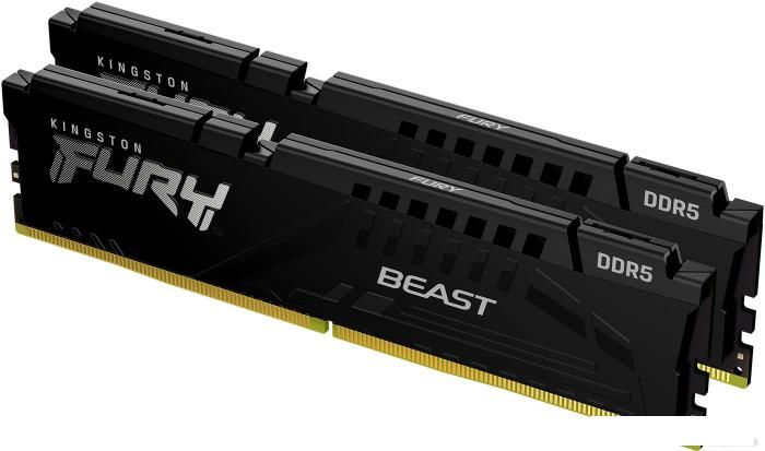 Оперативная память Kingston FURY Beast 2x16ГБ DDR5 6400 МГц KF564C32BBEK2-32
