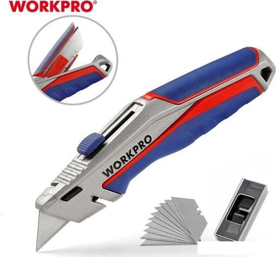 Нож строительный Workpro WP213014