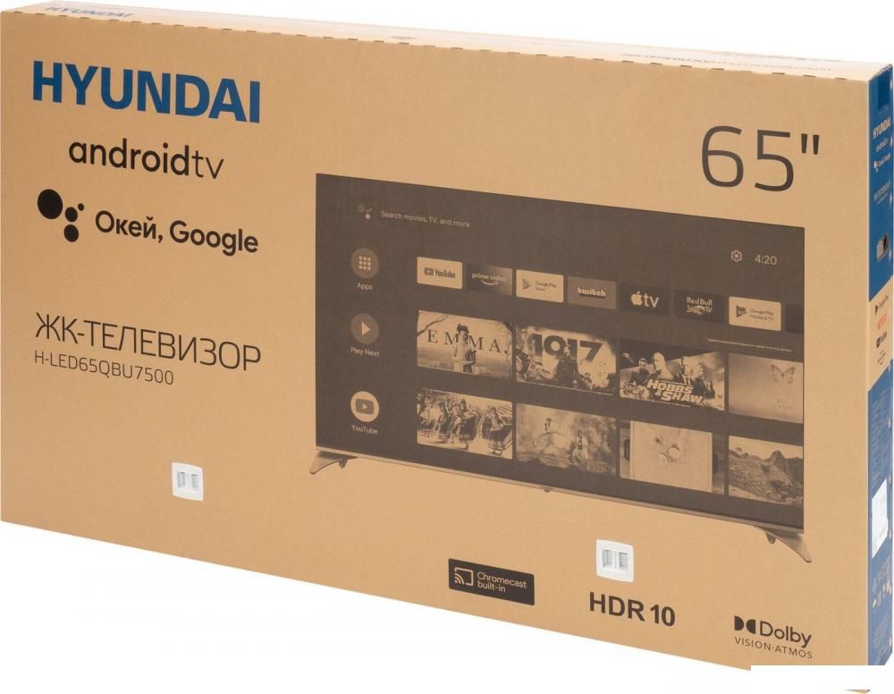 Телевизор Hyundai H-LED65QBU7500