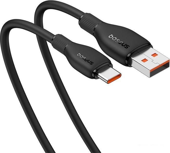 Кабели, адаптеры, разветвители Baseus Pudding Series USB Type-A - USB Type-C (1.2 м, черный)