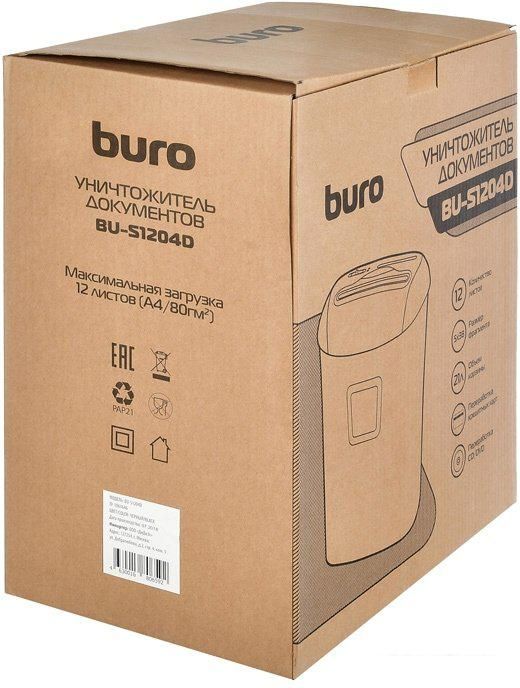 Шредер Buro Office BU-S1204D