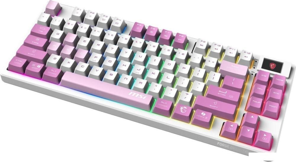 Клавиатура MSI Forge GK600 TKL Wireless Violet