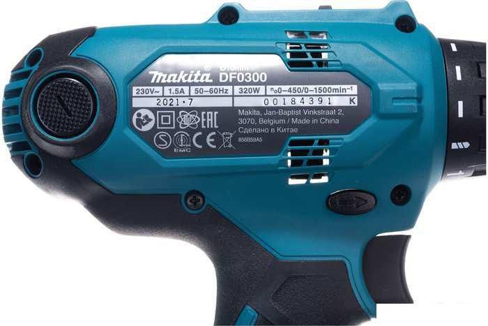 Дрель-шуруповерт Makita DF0300X1 (с отверткой)