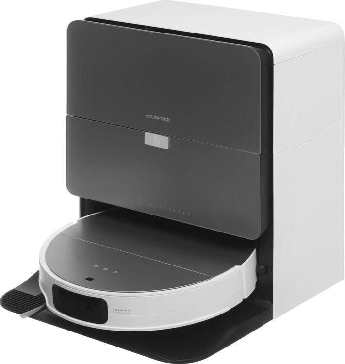 Робот-пылесос Roborock Robotic Vacuum Cleaner+Empty Wash Fill Dock S9 MaxV Ultra S90VER S9MVU02-02 (с русской озвучкой, белый)