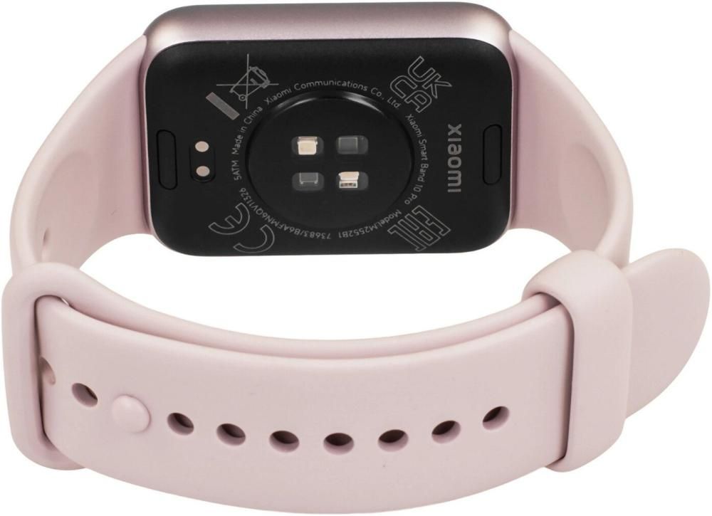 Фитнес-браслет Xiaomi Smart Band 10 Pro M2552B1 (розовый, с розовым силиконовым ремешком, международная версия)