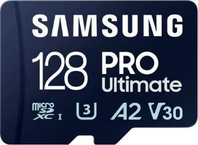 Карты памяти Samsung PRO Ultimate microSDXC 128GB (с адаптером)