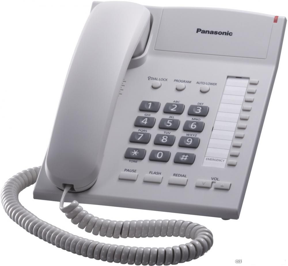 Проводной телефон Panasonic KX-TS2382RUB (черный)