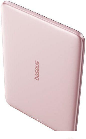 Внешний аккумулятор Baseus PicoGo AM41 Ultra-Slim Magnetic Power Bank 5000mAh (розовый)