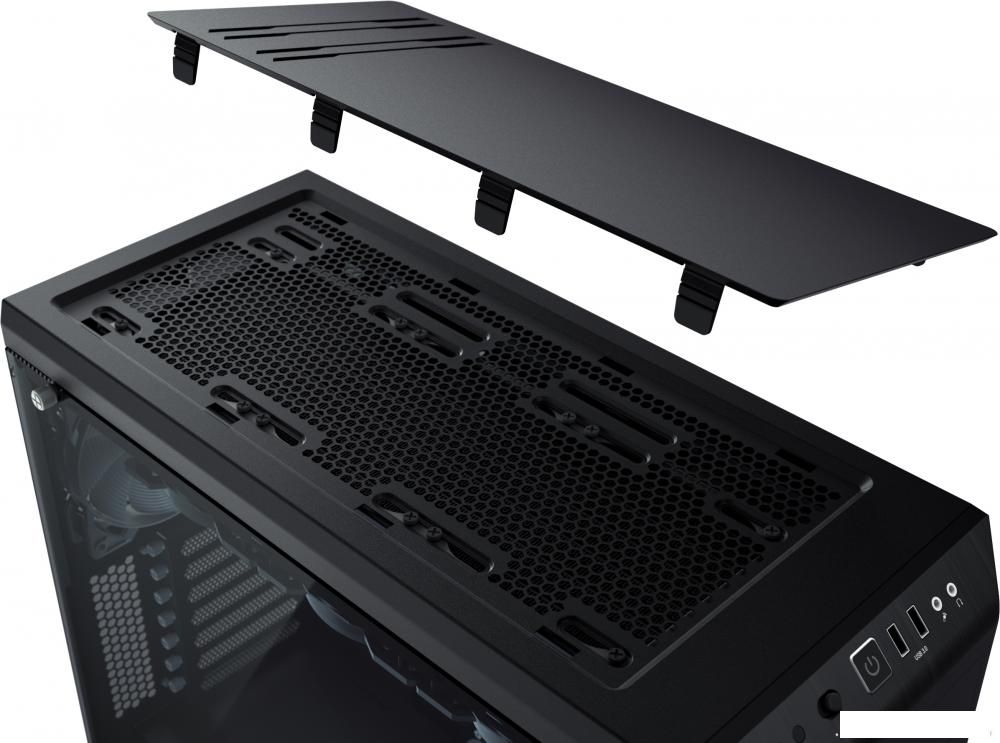 Корпус be quiet! Pure Base 600 с окном (черный/оранжевый)
