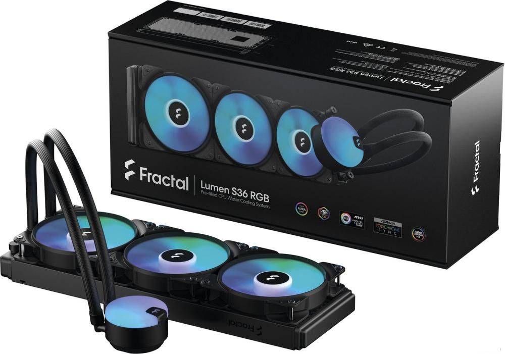 Система жидкостного охлаждения для процессора Fractal Design Lumen S36 RGB v2 FD-W-L1-S3612
