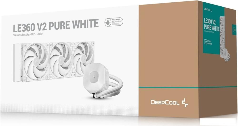 Система жидкостного охлаждения для процессора DeepCool LE360 V2 Pure White R-LE360PURE-WHLNMD-G-1