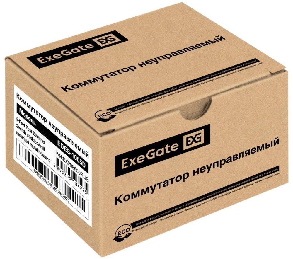 Неуправляемый коммутатор ExeGate EDES-1005D