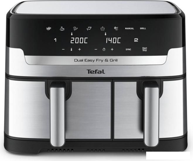 Аэрогриль (аэрофритюрница) Tefal Dual Easy Fry &amp; Grill EY905D10