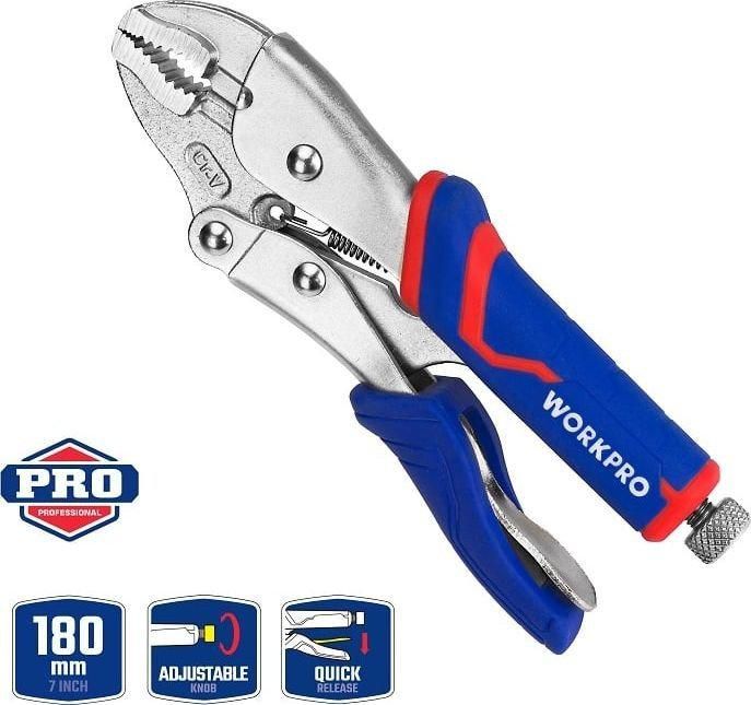 Клещи зажимные Workpro WP231073