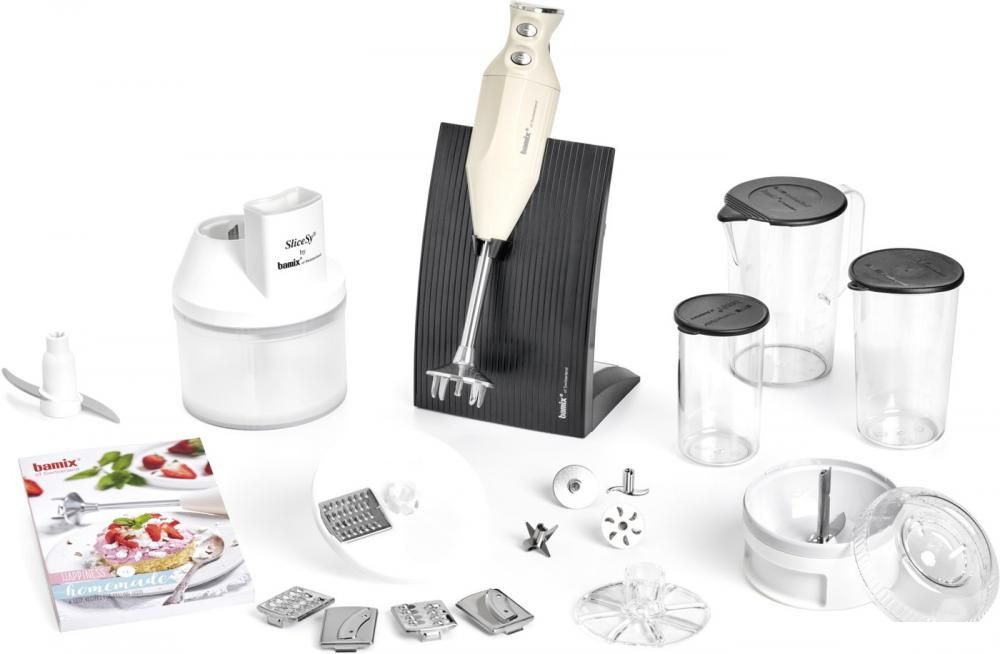 Погружной блендер Bamix Baking M200 (кремовый)