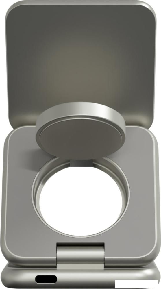 Беспроводное зарядное Magssory Fold Pro 3 в 1 WCH063 (титановый)