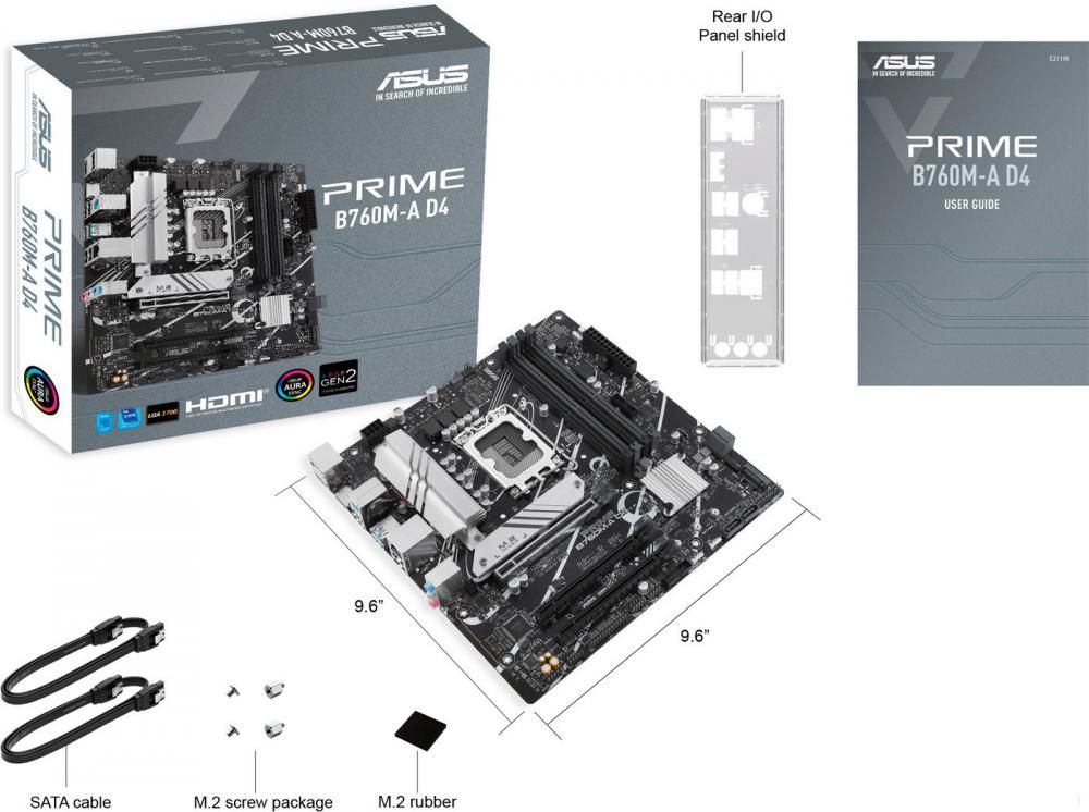 Материнская плата ASUS Prime B760M-A D4-CSM