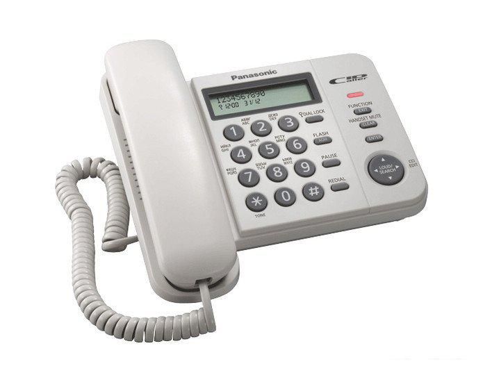 Проводной телефон Panasonic KX-TS2356RUB (черный)