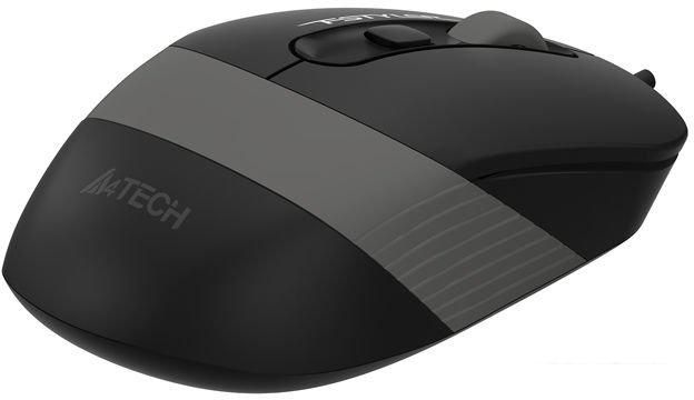Мышь A4Tech Fstyler FM10 (черный/серый)