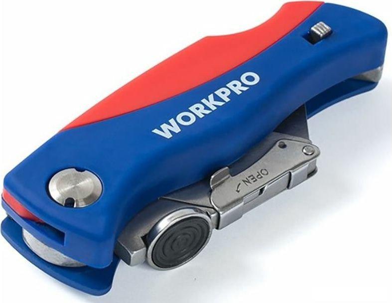 Нож строительный Workpro WP211006