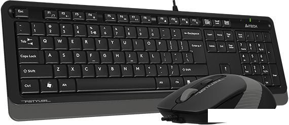 Офисный набор A4Tech Fstyler F1010 (черный/серый)