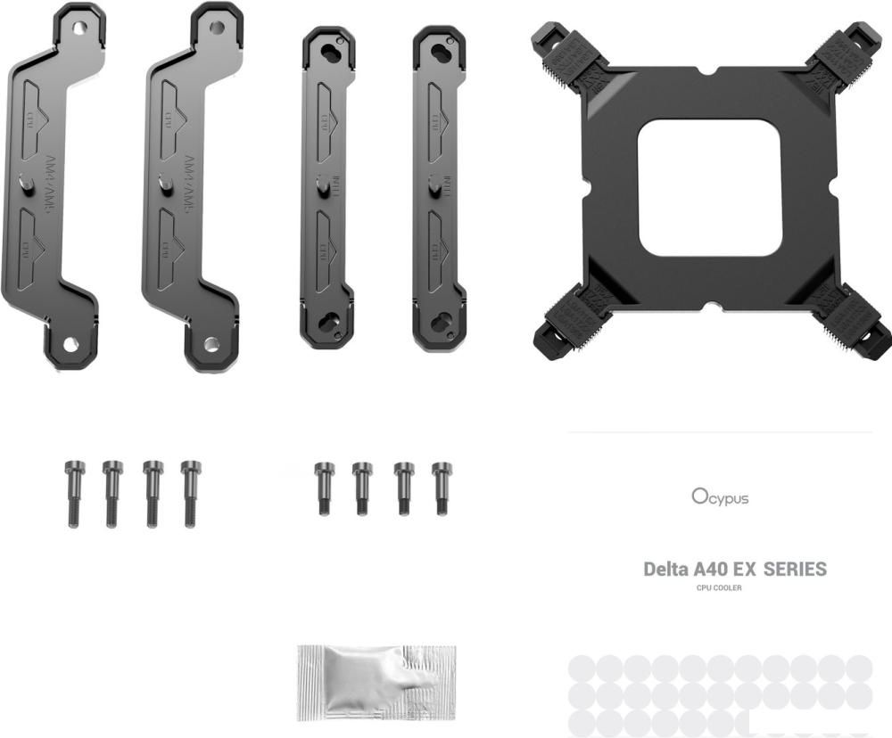 Кулер для процессора Ocypus Delta A40 EX BK ARGB Delta-A40-BK1NAWN00E-GL