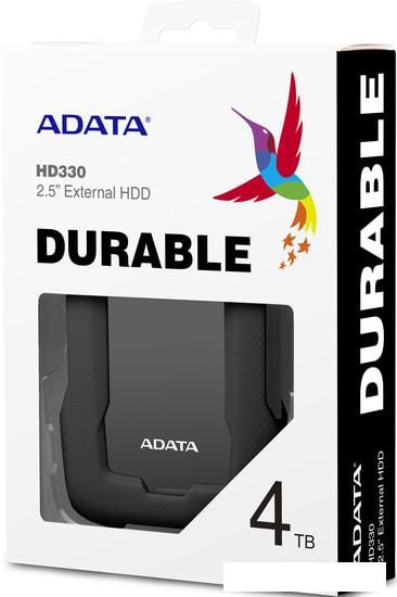 Внешний накопитель ADATA HD330 AHD330-4TU31-CBK 4TB (черный)