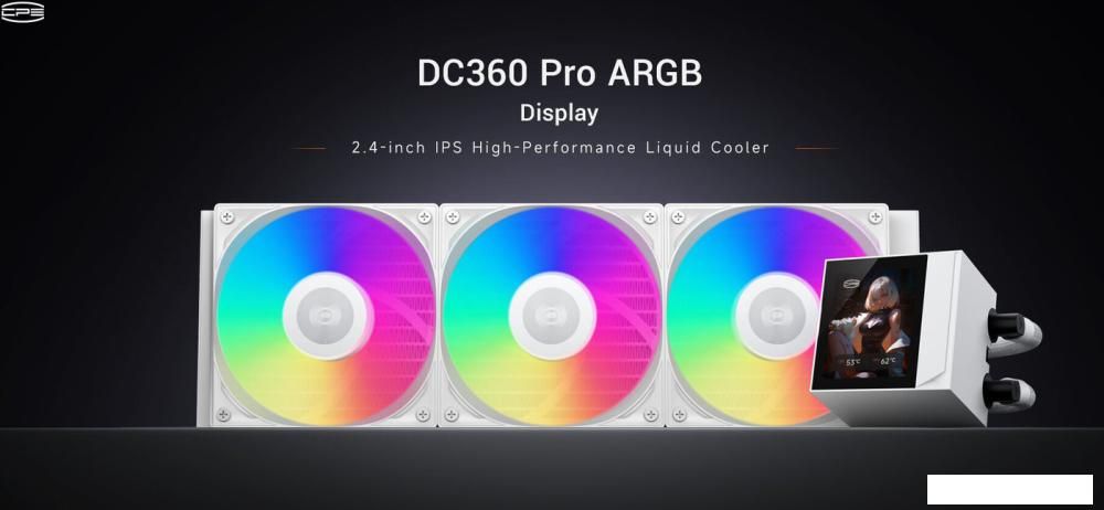 Системы охлаждения PCCooler DC360 Pro ARGB Display (белый)