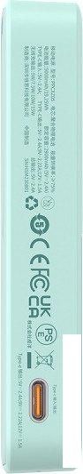 Внешний аккумулятор Baseus MagPro Magnetic Bracket Wireless Fast-Charging Power Bank 20W 5000mAh (мятный)