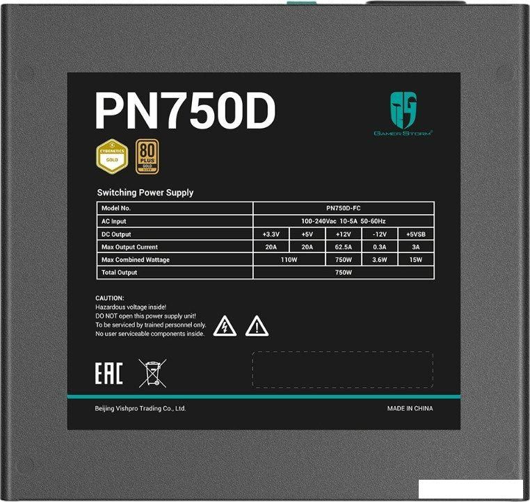 Блок питания DeepCool GamerStorm PN750D