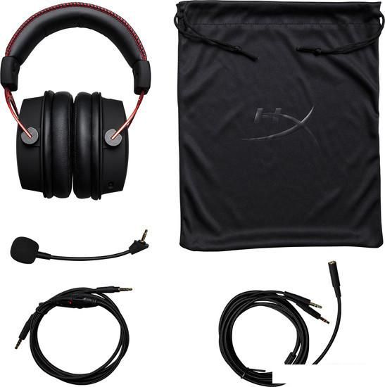 Наушники HyperX Cloud Alpha (черный/красный)