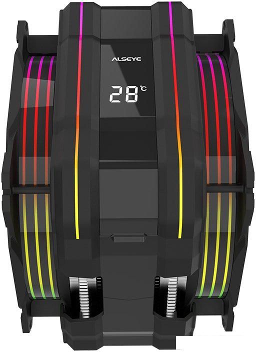 Кулер для процессора ALSEYE M120D Plus (черный)