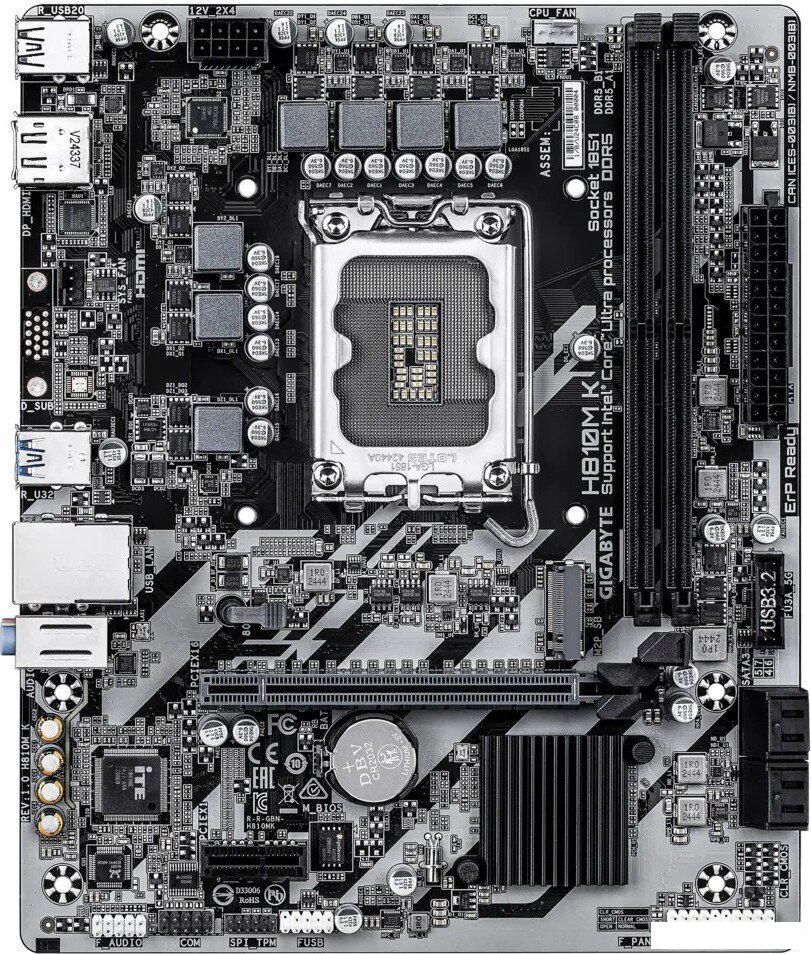 Материнская плата Gigabyte H810M K